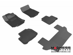 Mercedes-Benz R300/ R350/ R500 Floor Mats (Set of 5) - Black by 3D MAXpider Mercedes-Benz R300/ R350/ R500 Floor Mats (Set of 5) - Black by 3D MAXpider
